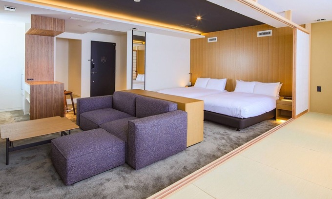 Karasuma Hotel | Observation bus with jacuzzi Premier Suite Twin Room without meals /Kyoto Kyōto