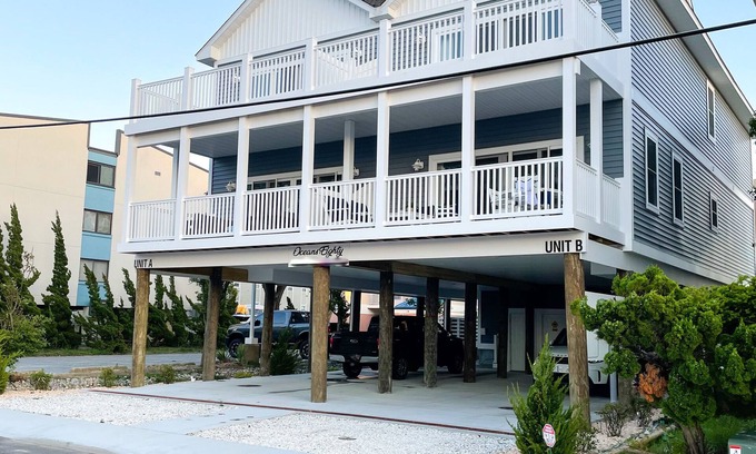 Midtown Ocean City House | Ocean block Townhouse with private pool and elevator