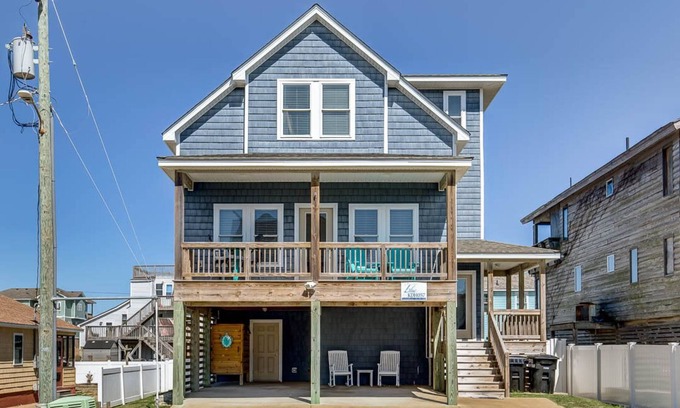 Kill Devil Hills House | Ocean Blue | 450 ft from the beach | Kill Devil Hills