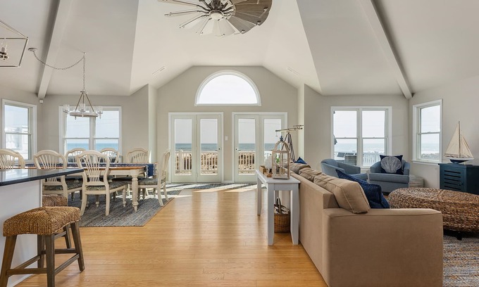 North End Condo | Ocean front - Prime Location - Remodeled - Sleeps 11 - Four Bedroom