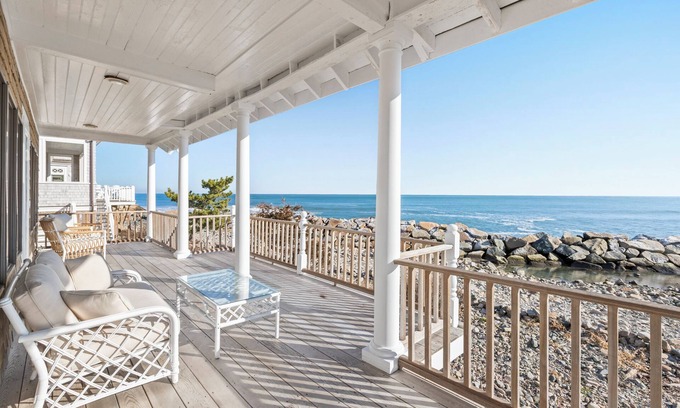 Greenbush House | Ocean Front Retreat, Family Friendly-Stunning Views! Walk to Beach + Harbor 4BR+