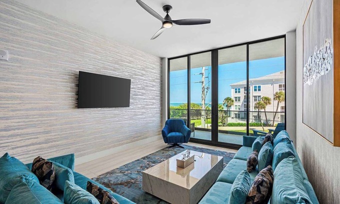 Melbourne Beach Condo | Ocean's Edge | Lavish NEW Condo w Beach Views, Cozy Decor & Fab Resort Amenities