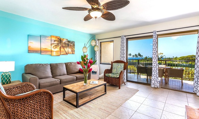 Poipu Condo | Ocean View! 3 Min Walk To Poipu Beach!