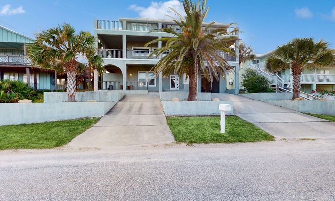 Butler Beach House | Ocean view 'Atlantic dream' w/pool & spa, wraparound balcony, steps to beach