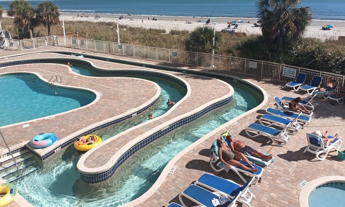Atlantic Beach Condo | Ocean View Room, Pools, Lazy Rivers, and Jacuzzi