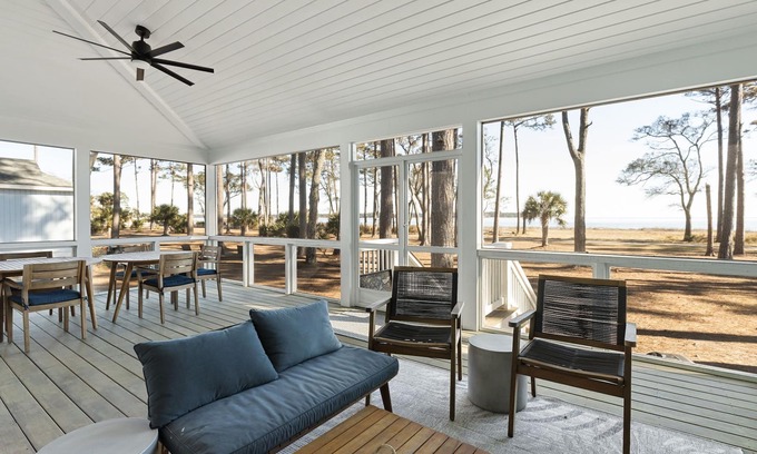 Melrose on the Beach House | Oceanfront 4bdr Cottage on Daufuskie