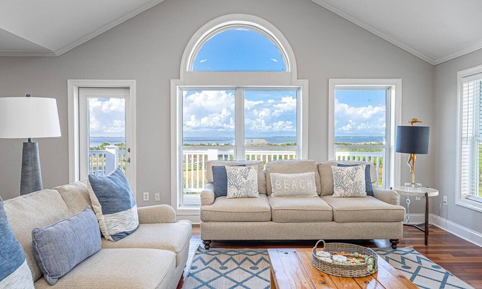 Tybee Island House | Oceanfront, Beach Access, Private Pool, Panoramic Views by Tybee Cottages