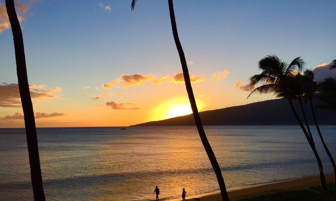 Kihei Condo | Oceanfront Condo at Sugar Beach Resort- Stunning Sunsets and Beach Front
