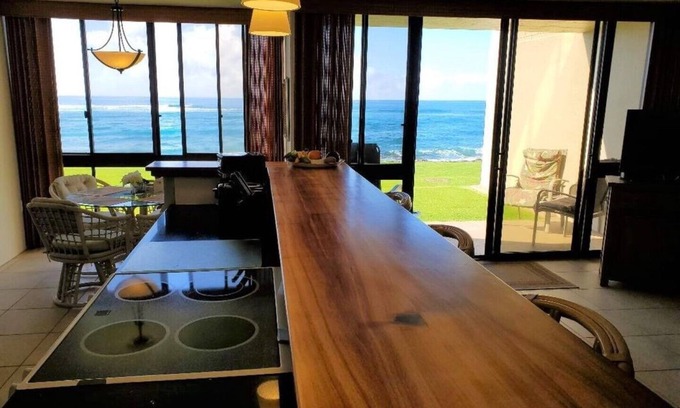 Poipu Condo | Oceanfront Condo with A/C, 10 Steps to the Ocean, Ground Floor, Kuhio Shores 112