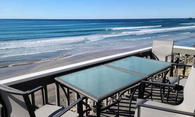 South Oceanside Condo | Oceanfront Designer Condo - Private Beach, Unobstructed Views, AC