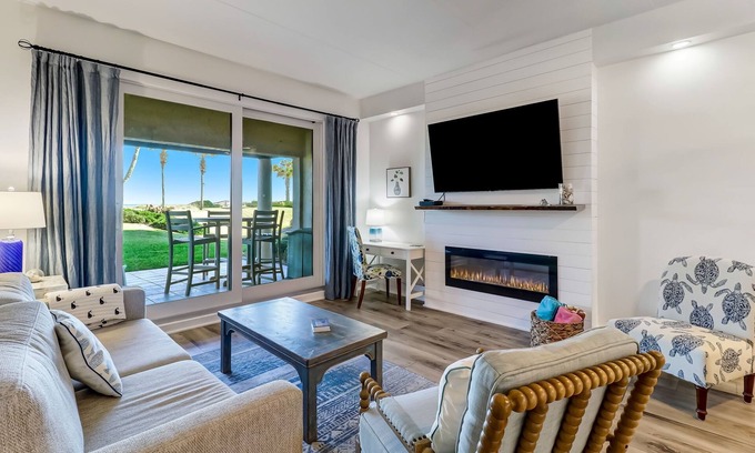 Fernandina Beach Condo | Oceanfront | Ground Floor | Meticulously Renovated Sea Dunes Villa