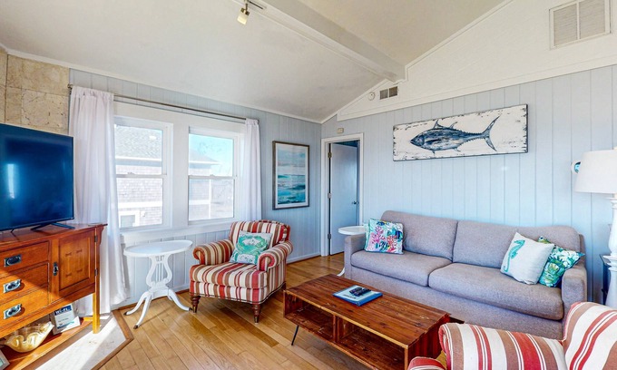 Frisco House | Oceanfront home w/elevator, private hot tub, shared pool, beach access, & WiFi