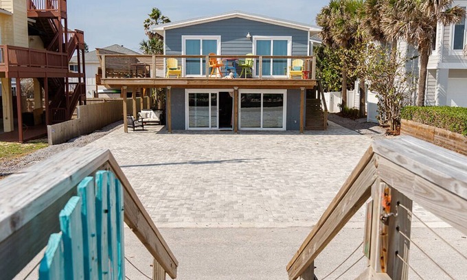 New Smyrna Beach House | Oceanfront House (Downstairs) 2 bed/2 bath