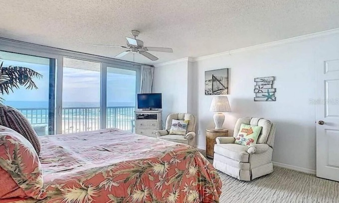 New Smyrna Beach Apartment | Oceanfront Luxury Highrise Condo-13th Floor