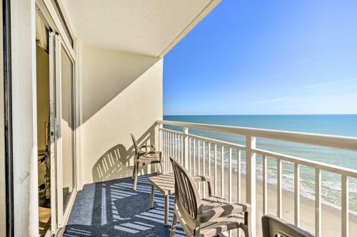 Downtown Myrtle Beach Apartment | Oceanfront Myrtle Beach Condo with Balcony!