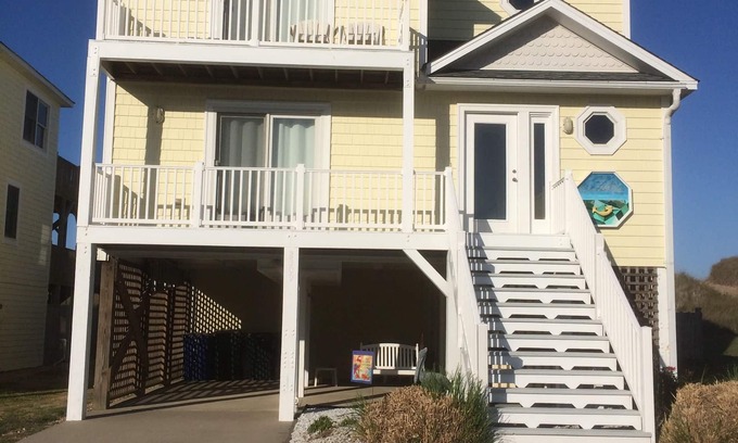 Nags Head House | Oceanfront, Pool, Hot Tub, 6 Bedrooms, 5 & 1/2 Baths, Handicap Chair Lift, MP10