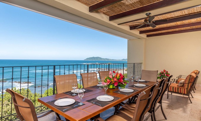 Playa Langosta Condo | OCEANFRONT STUNNING PENTHOUSE - UNMATCHED VIEWS & COMFORT - 2 LEVELS OF ELEGANCE
