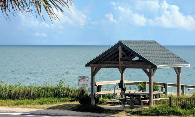 Flagler Beach House | Oceanfront Townhouse- Relax at Pelican Place right next to beach & walk to town!