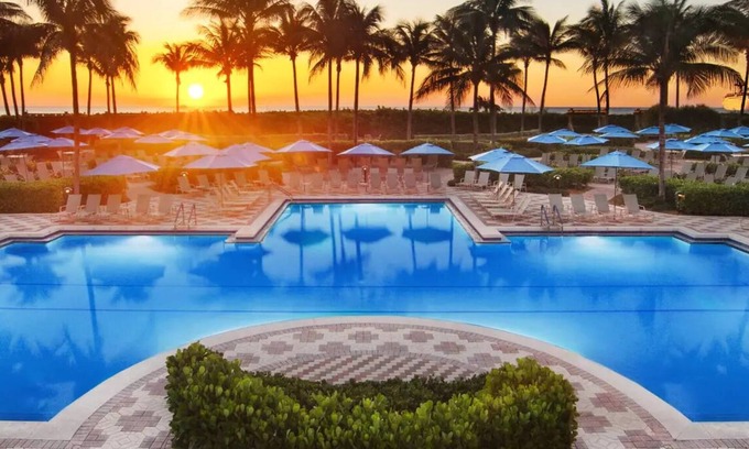 Palm Beach Shores Resort | Oceanside 1BR Villa Marriott's Ocean Pointe Beach Access w/Full Access Resort