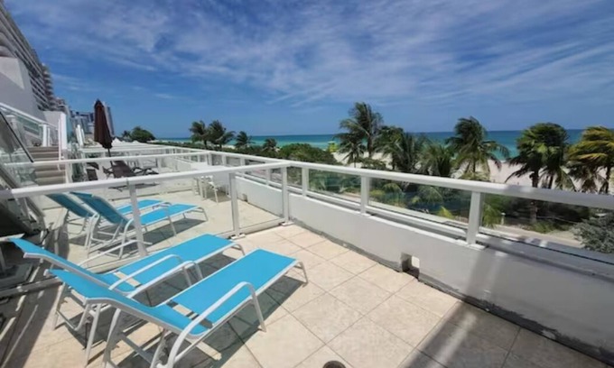 Miami Beach Apartment | OCEANVIEW 1 bedroom 2 bath TERRACE and PARKING