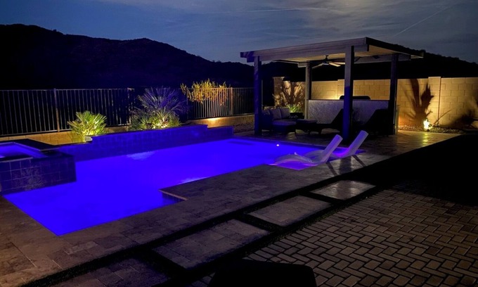 Estrella Mountain Ranch House | OCTOBER DISCOUNT! Newly Heated Salt Water Pool - Secluded Spa & Mountain Views