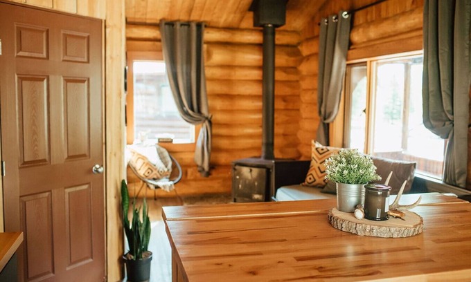 Division No. 11 Cabin | Off-Grid Wilderness Cabin 2 with Mountain Views, Sauna, Canoes & Fishing