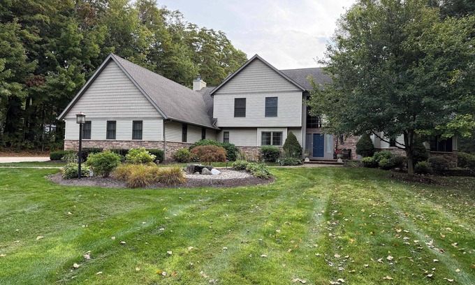 South Haven House | Off The Hook Spacious Home with Pool, Firepit, Large Yard