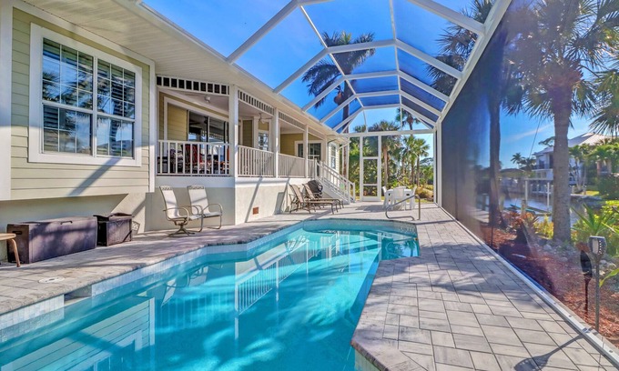 Bonita Springs House | Old Florida Canal Home