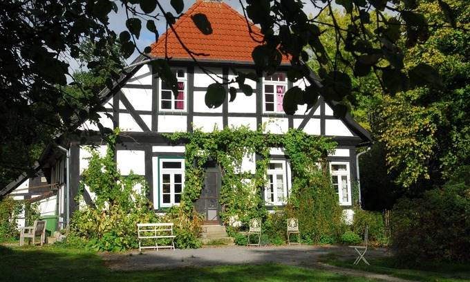 Bad Essen House | Old forester's house at Ippenburg Castle, surrounded by a large garden