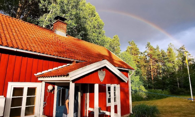 Ruda House | Old log cabin with guest cottage for six people