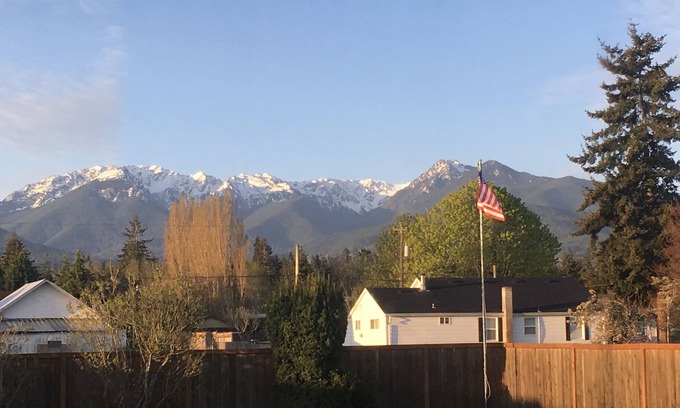 Port Angeles East House | Olympic Mountains and Ocean view