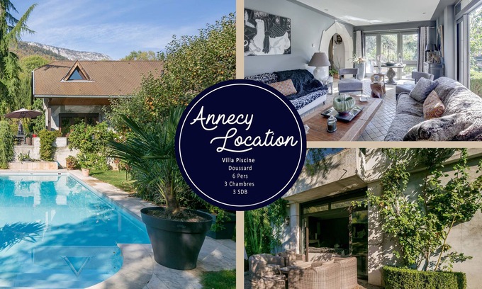 Lathuile Villa | Ombrière: beautiful villa with a swimming-pool