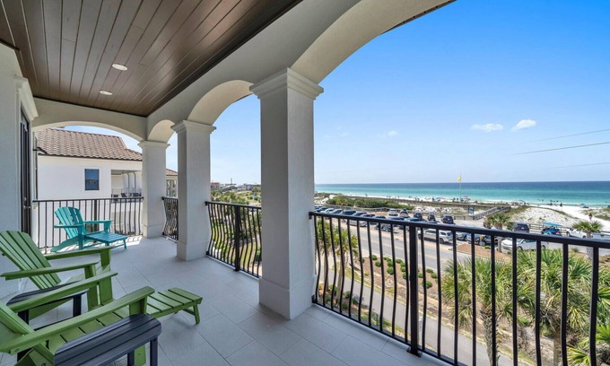 Dune Allen Beach House | On 30A, at Beach, Private Pool, Hot Tub, Fire Pit, Dock, and Bikes!