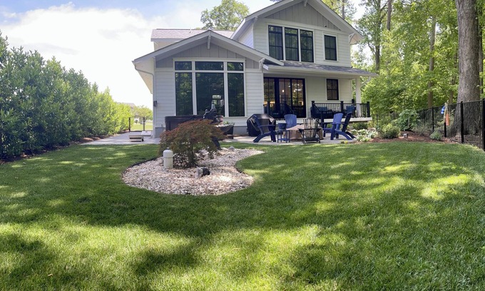 Cape Charles House | Only 2 Night Minimum Stay! Custom home w/boat slip, fenced yard, swimming pool.