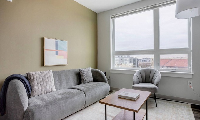 St. Elizabeth's Apartment | Open Brighton 2BR w/Gym & W/D, nr Transport Stops, by Blueground