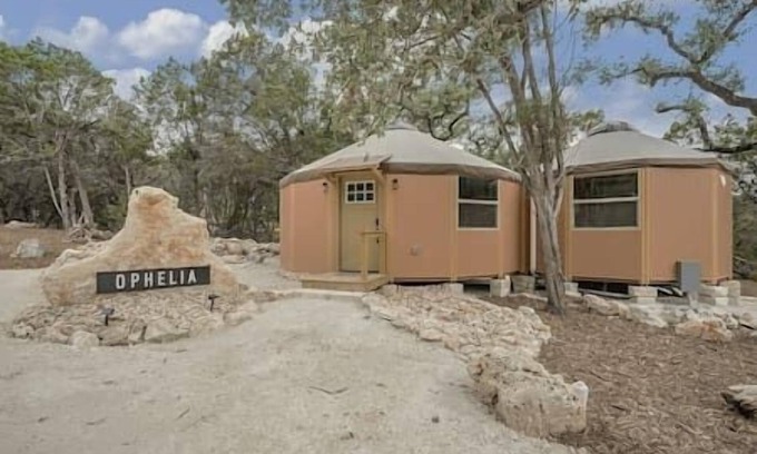 Canyon Lake Cabin | Ophelia: Luxury Yurt-Cabin | Canyon Lake | Hot Tub