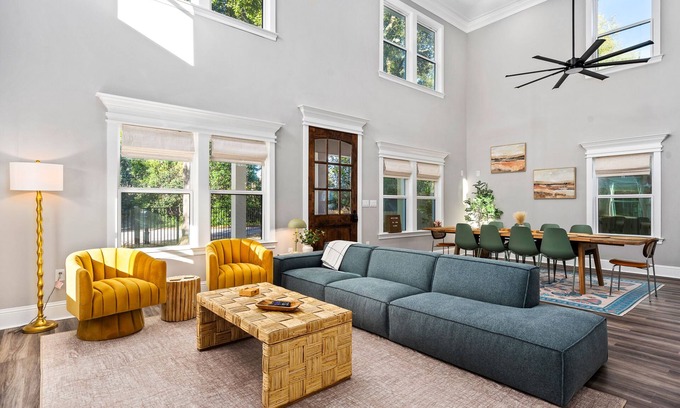 Gulfport House | Outdoor Kitchen - Walk to Beach - Fire Pit - Dogs
