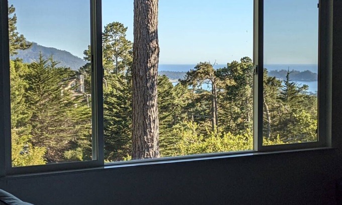 Carmel Woods House | Pacific Panorama: Stunning Ocean Views and Pacific Sunsets