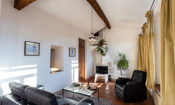 Massa Marittima Apartment | Palazzo Malfatti- Superior penthouse with two bedrooms for 6 people