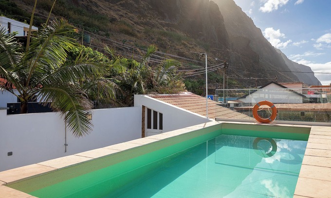 Prazeres Villa | Palm Villa - Family villa with large areas, swimming pool, privileged sea view