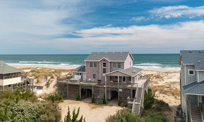 Carova Beach House | Panoramic ocean views and secluded beaches at Starboard Watch in Carova!