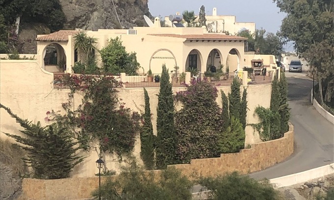 Ventanicas-El Cantal Villa | Panoramic Sea Views overlooking Mojacar playa beach.