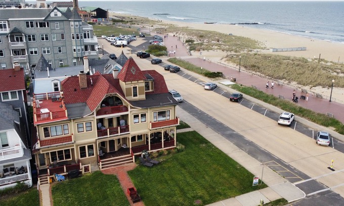 Ocean Grove House | Panoramic View Ocean Front Victorian House