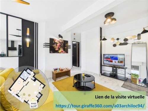 Saint-Maurice Apartment | Panoramique du Bois de Vincennes à Paris, avec balcon terrasse