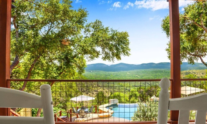 San Marcos House | Panther Canyon - Pool, Views, Families, Tranquil, Wimberley Area