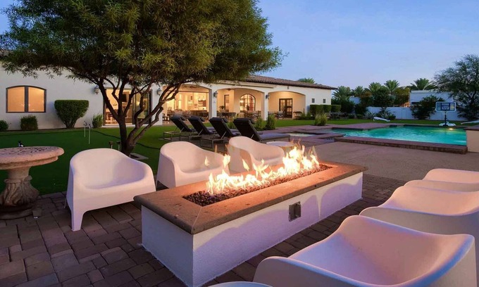 Camelback East House | Paradise Palms - 8BR Estate w/Pool, Sport Court & Outdoor Cabana
