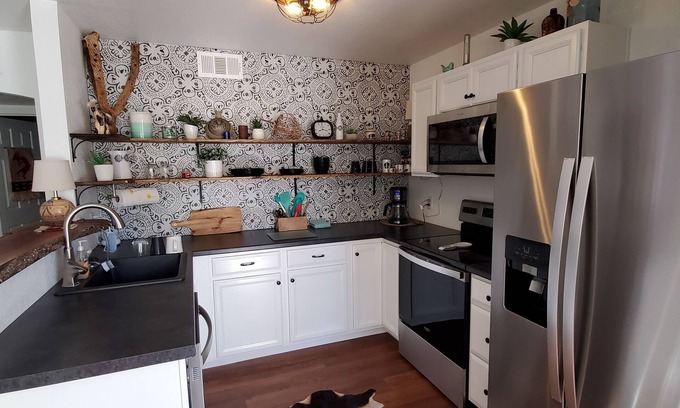 Sunridge Estates Condo | Pat's Way Away 1st floor unit with Casino views