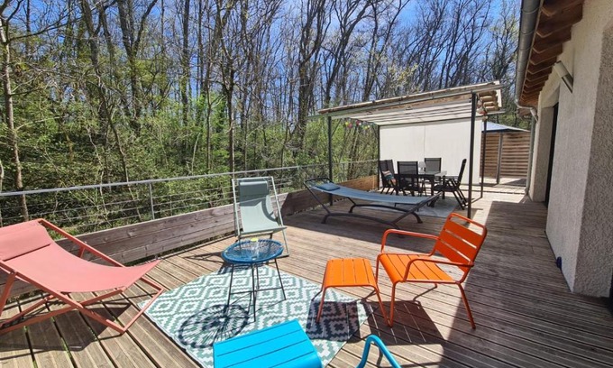 Lapeyrouse-Fossat House | PAUSE NATURE Maison Cosmos avec parking gratuit