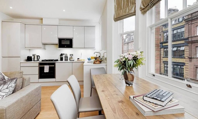 Norland Apartment | PBC | Luxury One Bedroom Apartment in Central London, Fitzrovia GT8