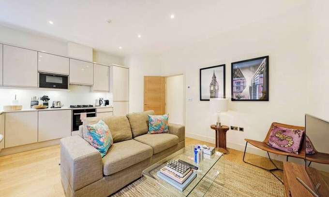 Norland Apartment | PBC | Modern One Bedroom Apartment in Central London, Fitzrovia GT6